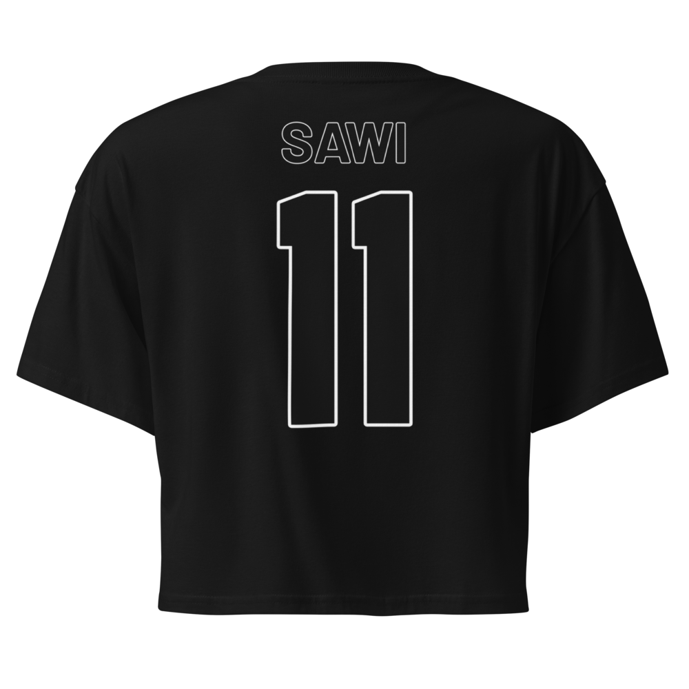 Ava Sawi | Jersey Style Crop Top