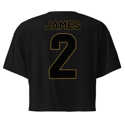 Diante James | Jersey Style Crop Top