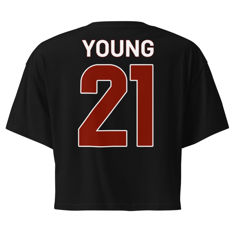 A'zon Young | Jersey Style Crop Top