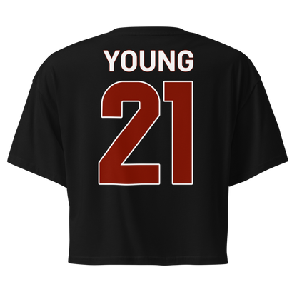 A'zon Young | Jersey Style Crop Top