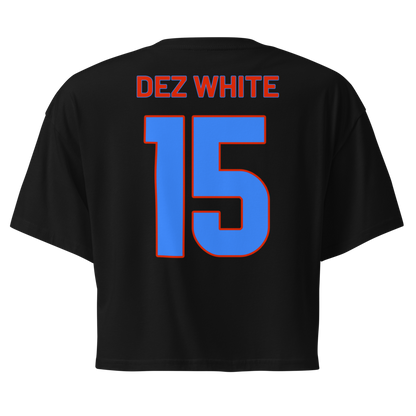Dezman White | Jersey Style Crop Top