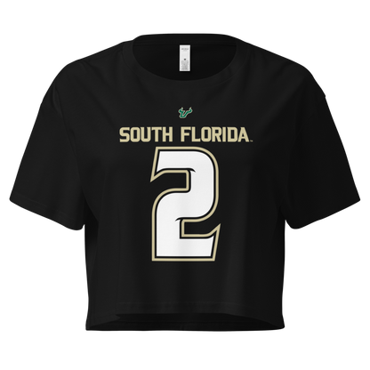 Grace Chin | Jersey-Style Crop Top