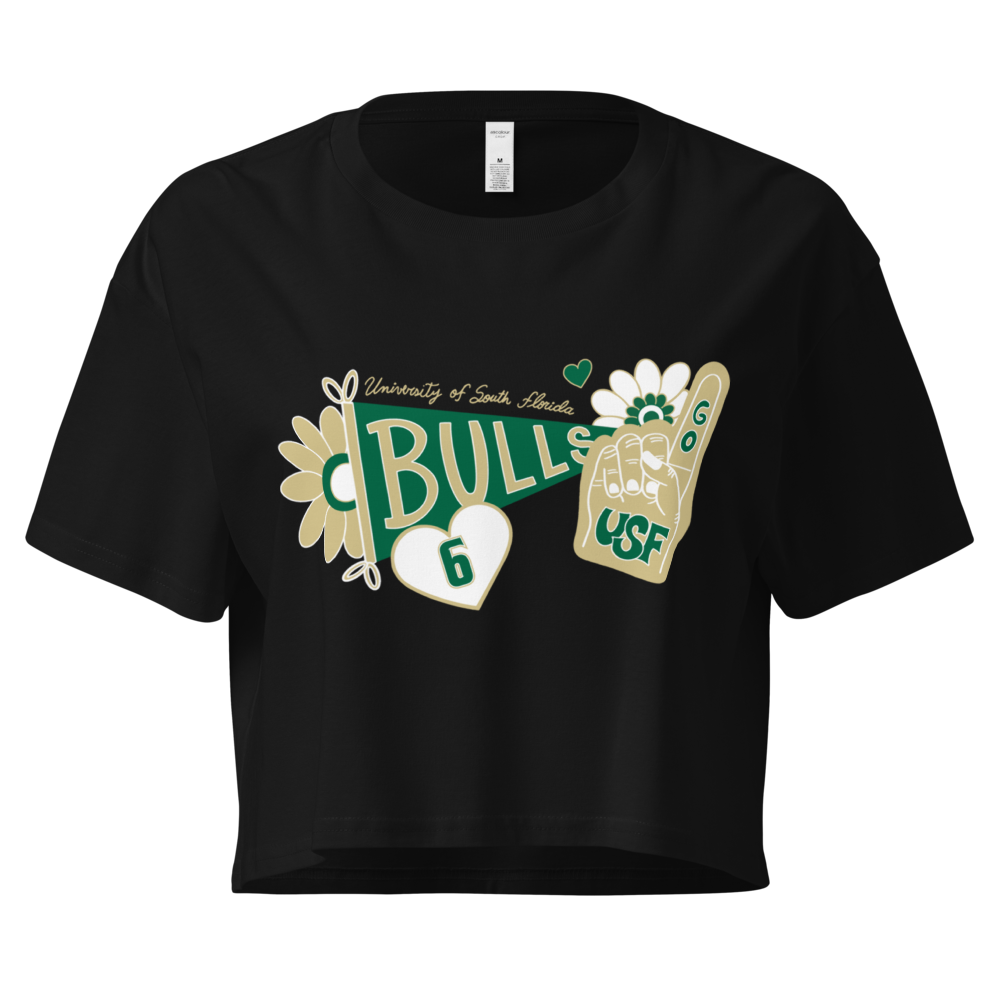 Sarah White | Bulls Spirit Crop Top