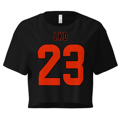 Lilly Davis | Jersey Style Crop Top