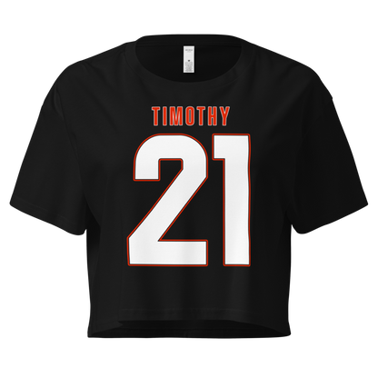 Timothy Allen | Jersey Style Crop Top