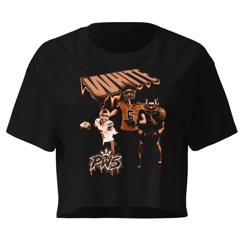 Pierce White | Mural Crop Top