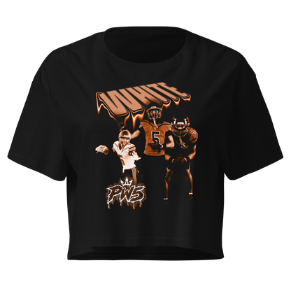 Pierce White | Mural Crop Top