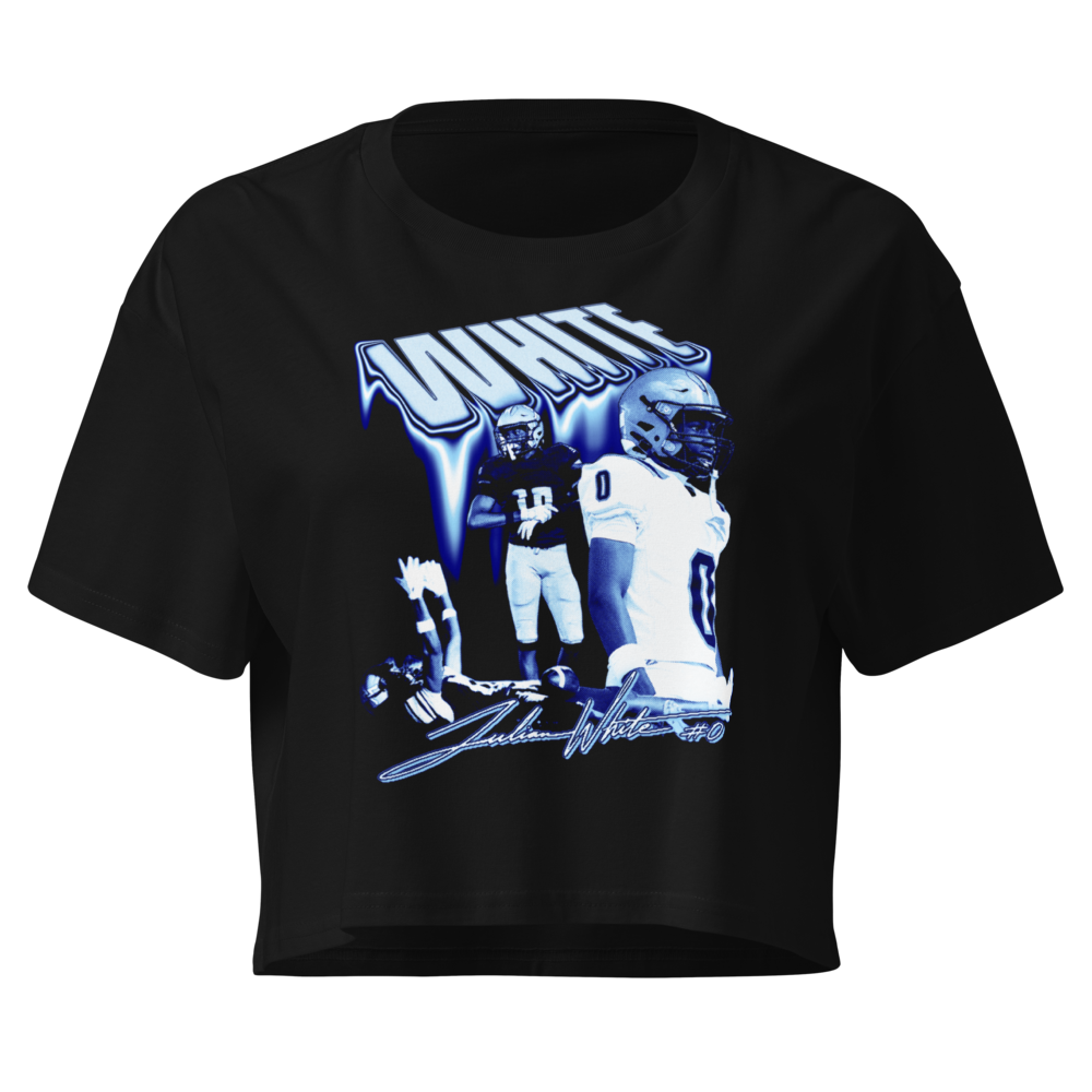 Julian White | Mural Crop Top