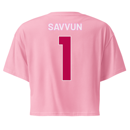 Maria Savvun | Jersey Style Crop Top