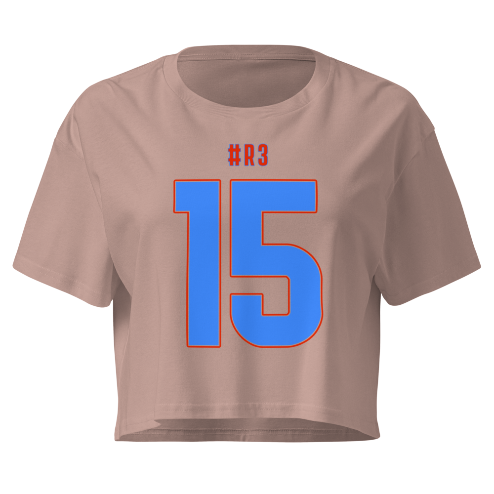 Dezman White | Jersey Style Crop Top