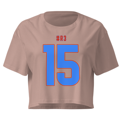 Dezman White | Jersey Style Crop Top