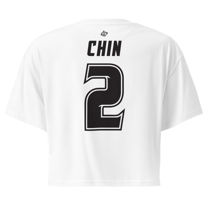 Grace Chin | Black & White Crop Top