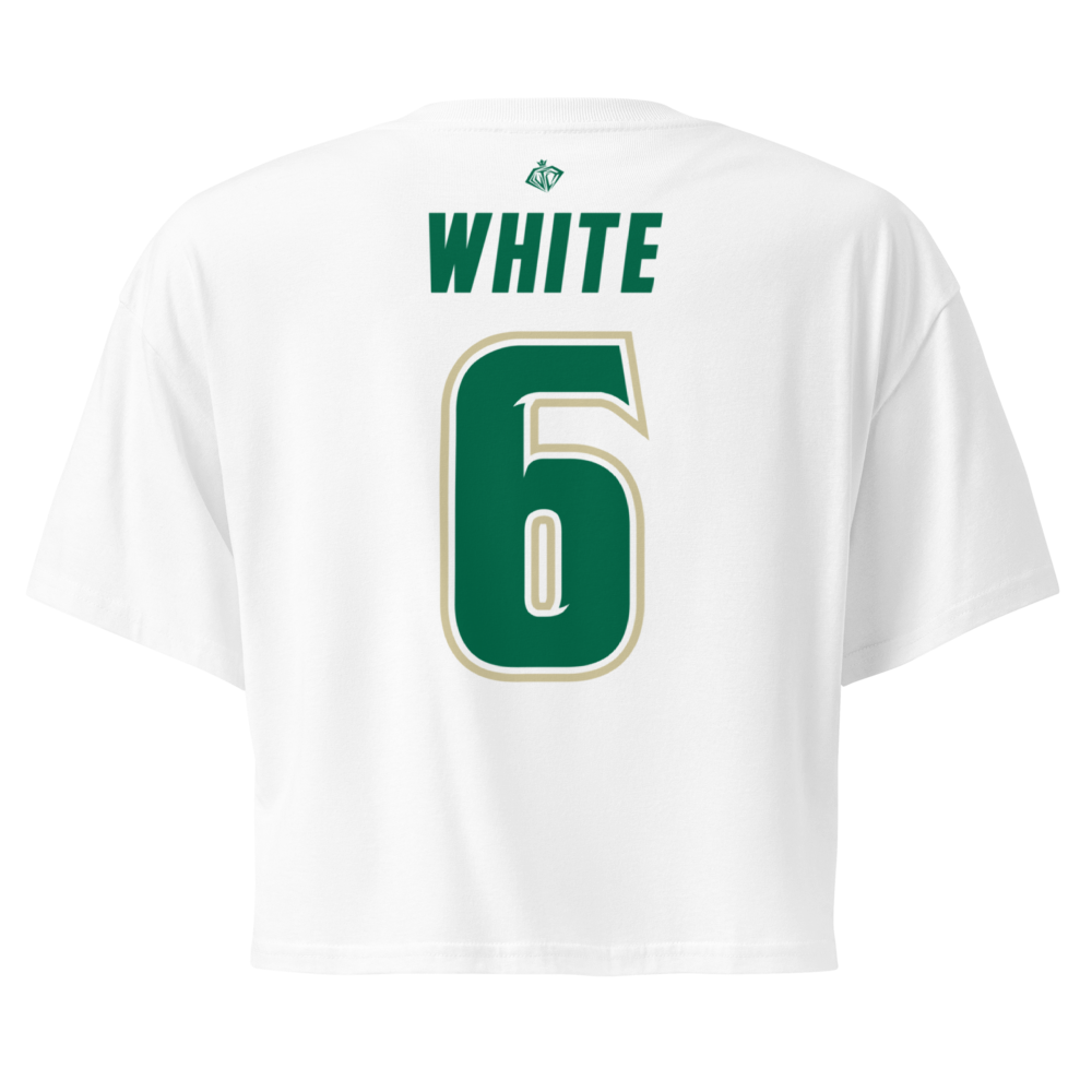 Sarah White | Jersey-Style Crop Top