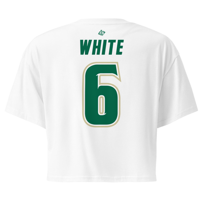 Sarah White | Jersey-Style Crop Top
