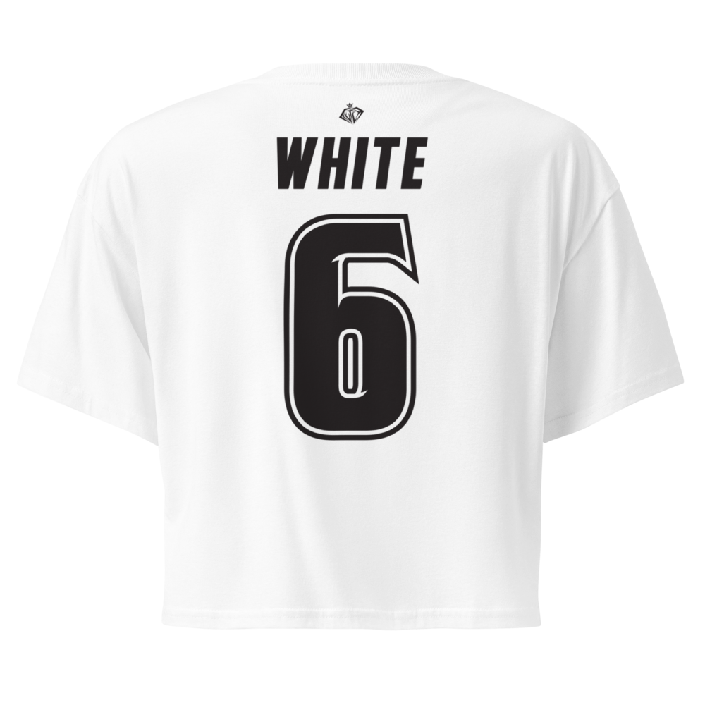 Sarah White | Black & White Crop Top