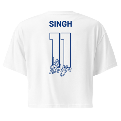 Kiran Singh | Jersey Style Crop Top