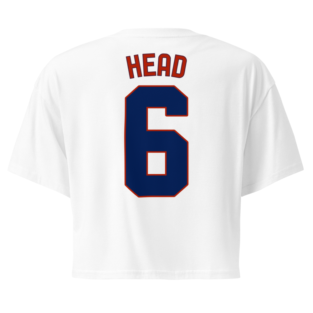Kobe Head | Jersey Style Crop Top