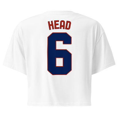 Kobe Head | Jersey Style Crop Top
