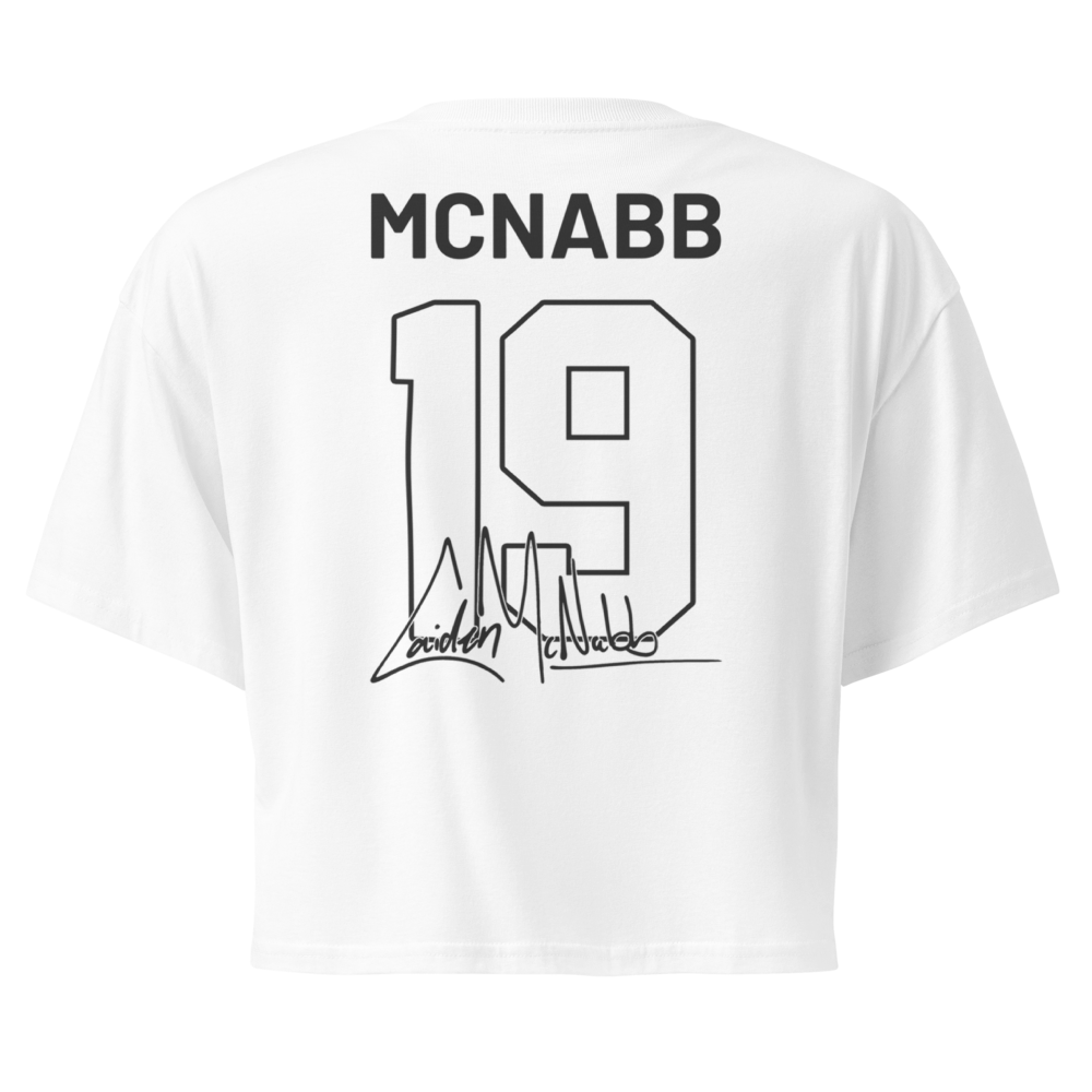 Caiden McNabb | Jersey Style Crop Top