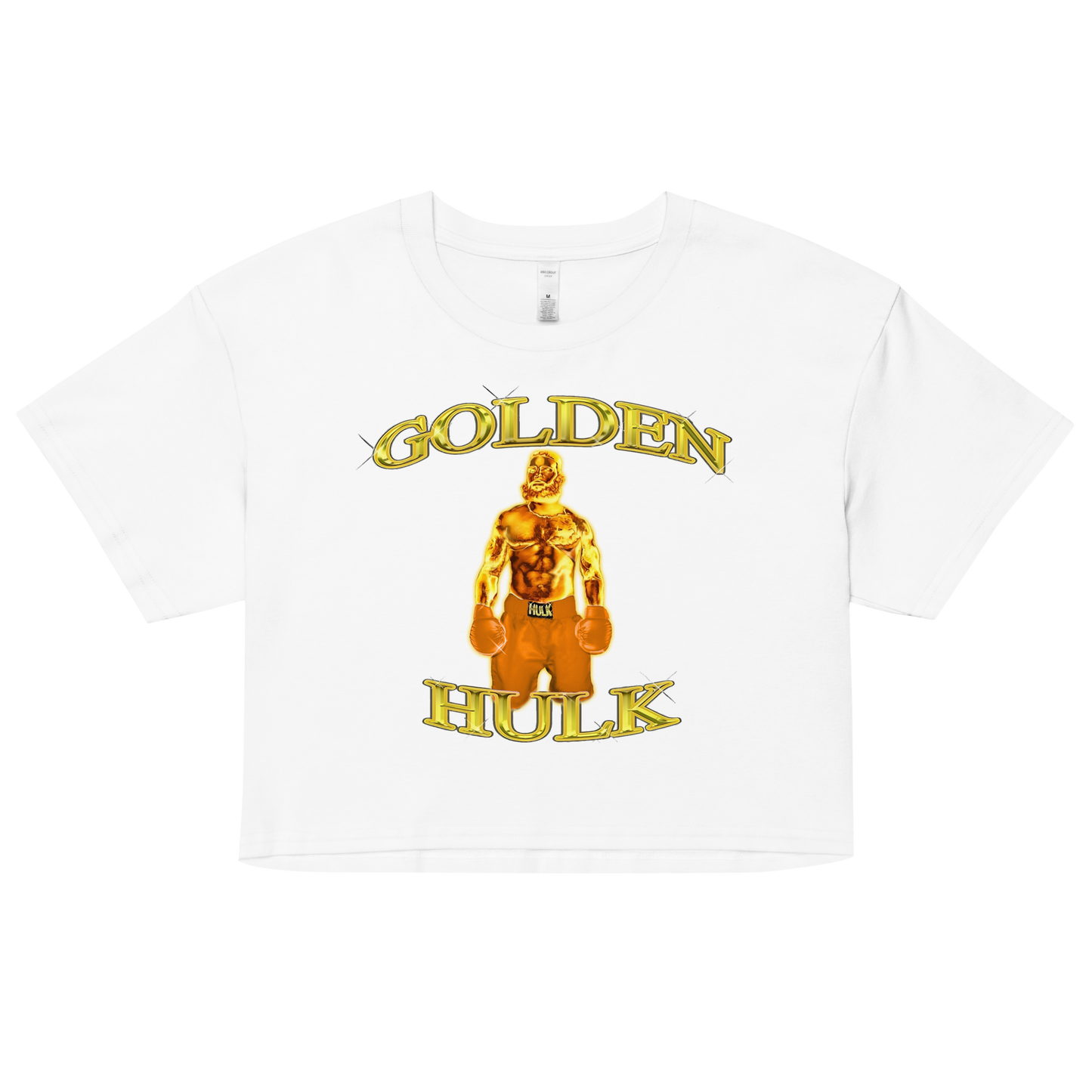 Golden Hulk | Crop Top Halloween Edition