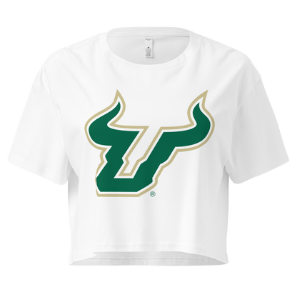 Grace Chin | Bulls Front Crop Top