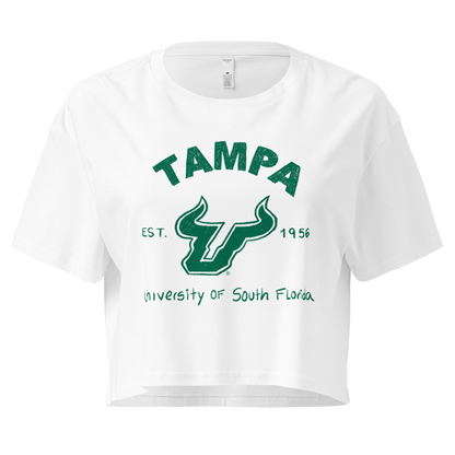 Grace Chin | Bulls Chalk Crop Top