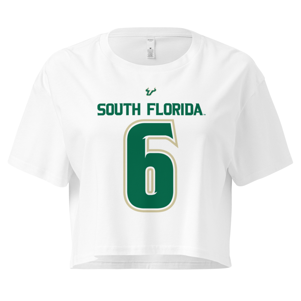 Sarah White | Jersey-Style Crop Top