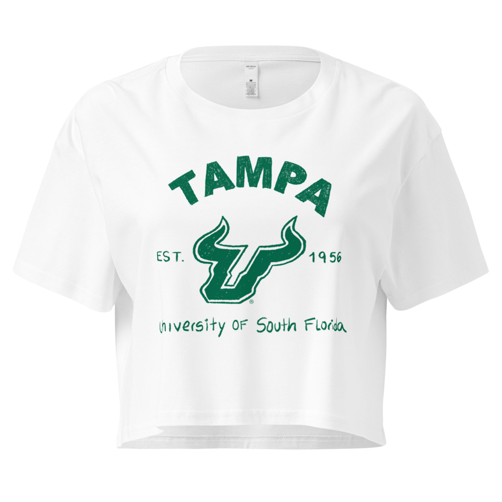 Sarah White | Bulls Chalk Crop Top