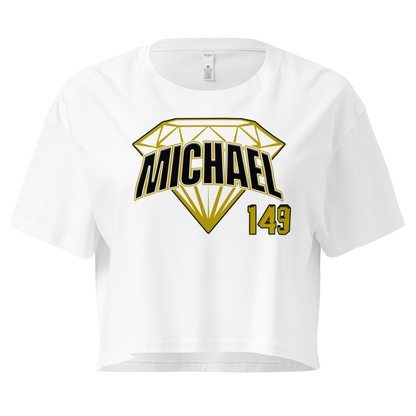 Michael Barretto | Jersey Style Crop Top