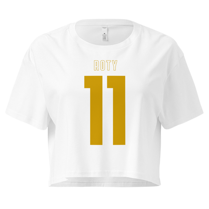 Elijah White | Jersey Style Crop Top