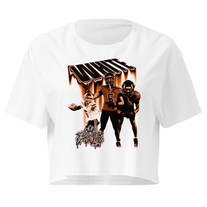 Pierce White | Mural Crop Top