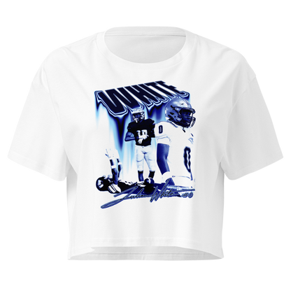 Julian White | Mural Crop Top