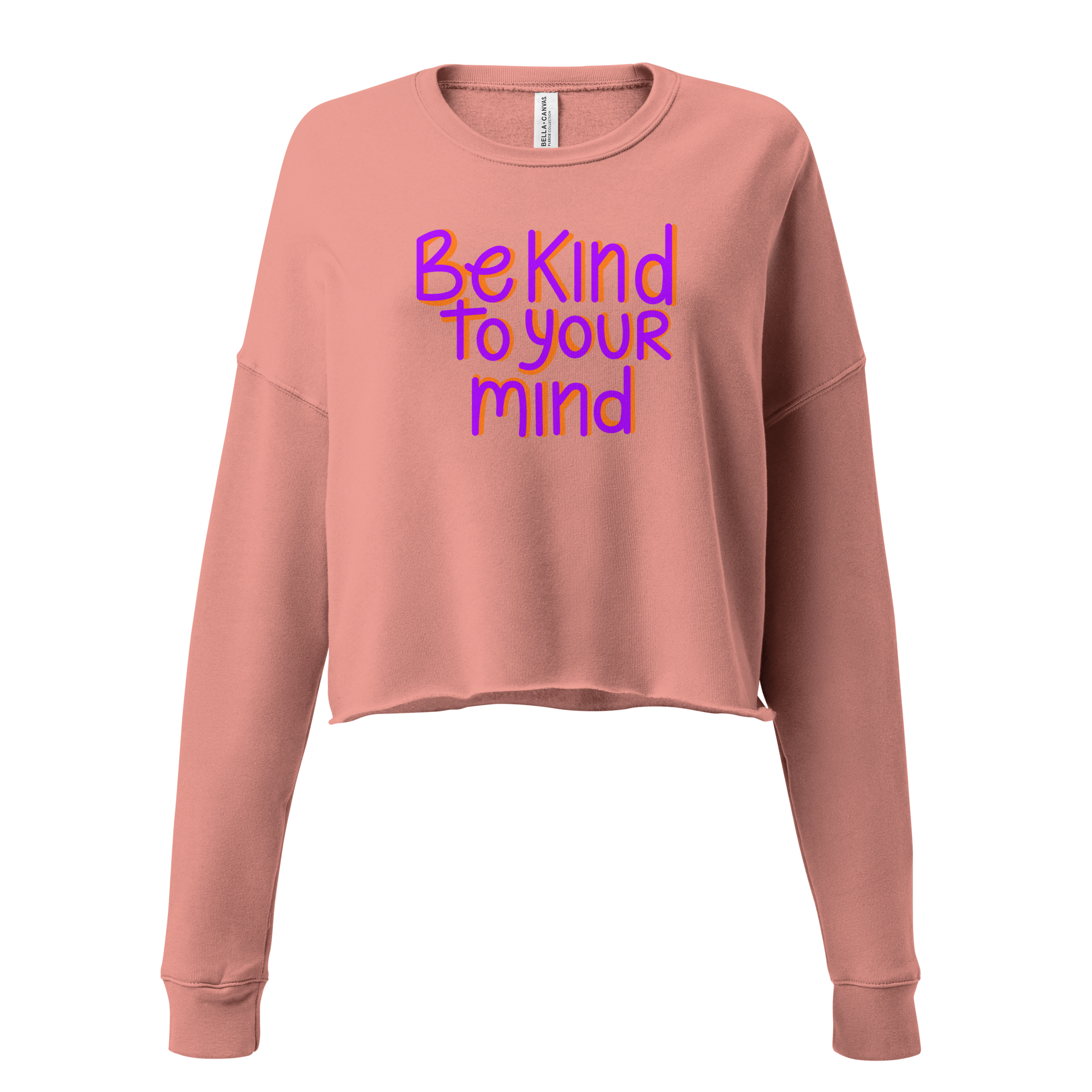 Lexi Kilfoyl | Be Kind to Your Mind Women's Cropped Sweatshirt