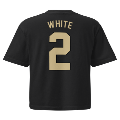 Trace White | Jersey Style Women’s Boxy Tee