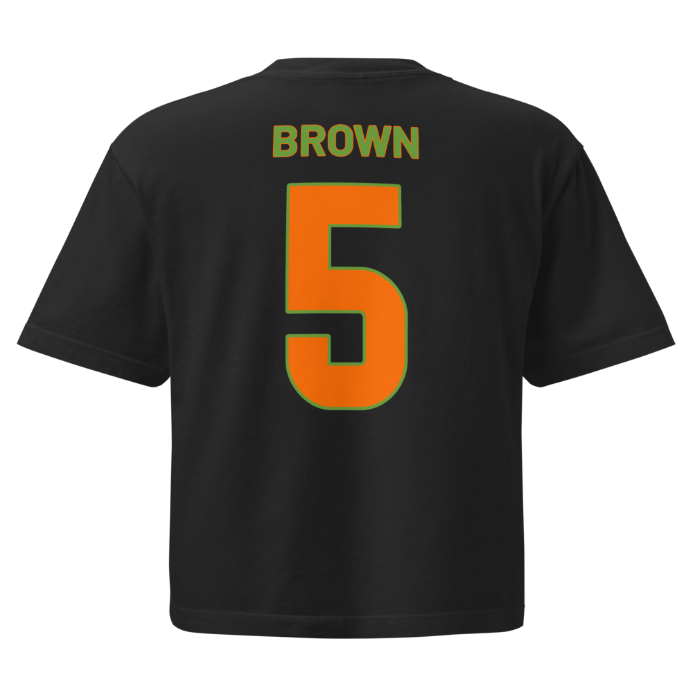 Travian Brown | Jersey Style Women’s Boxy Tee