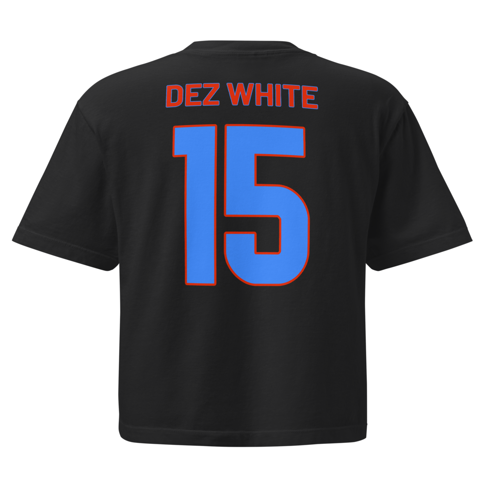 Dezman White | Jersey Style Women’s Boxy Tee