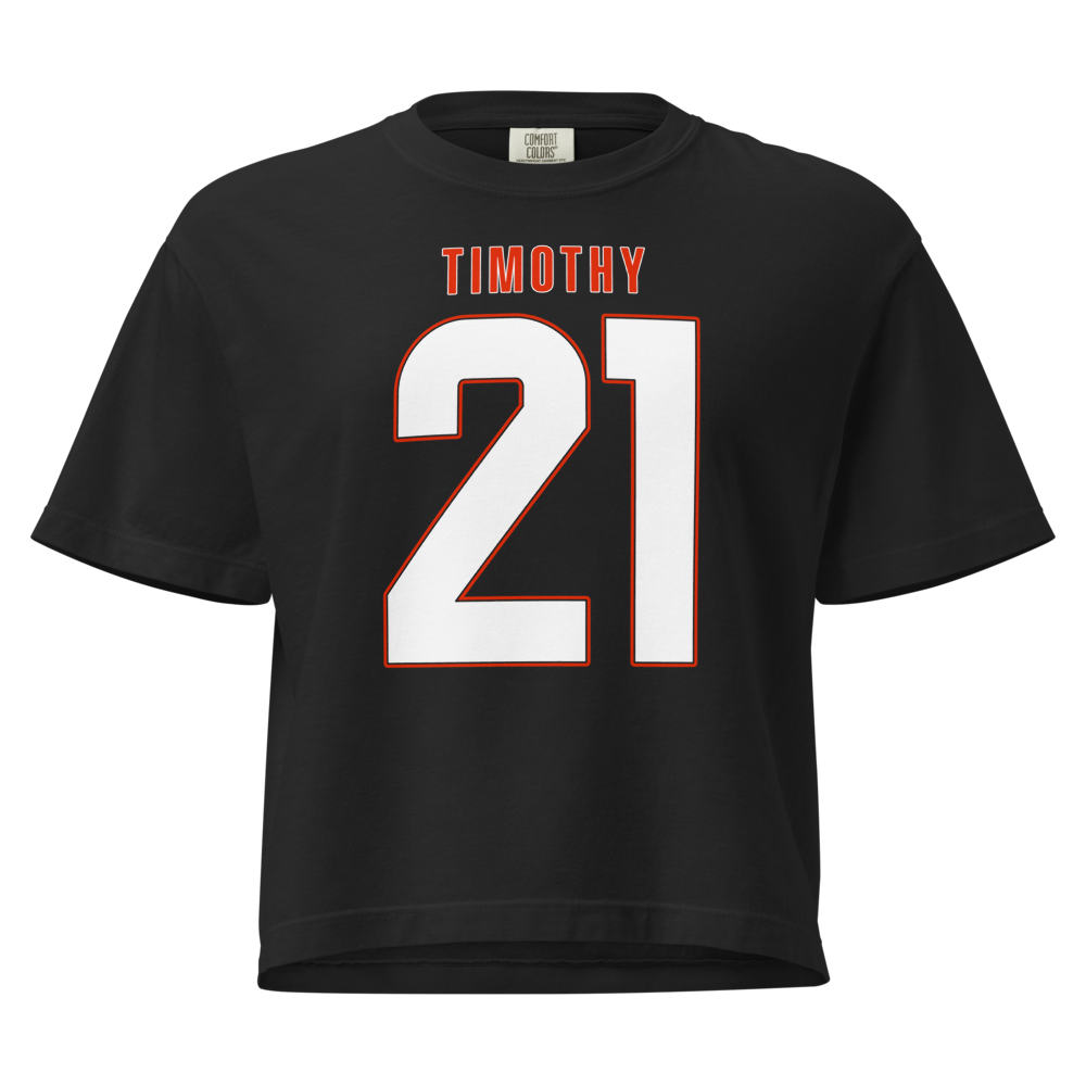 Timothy Allen | Jersey Style Women’s Boxy Tee