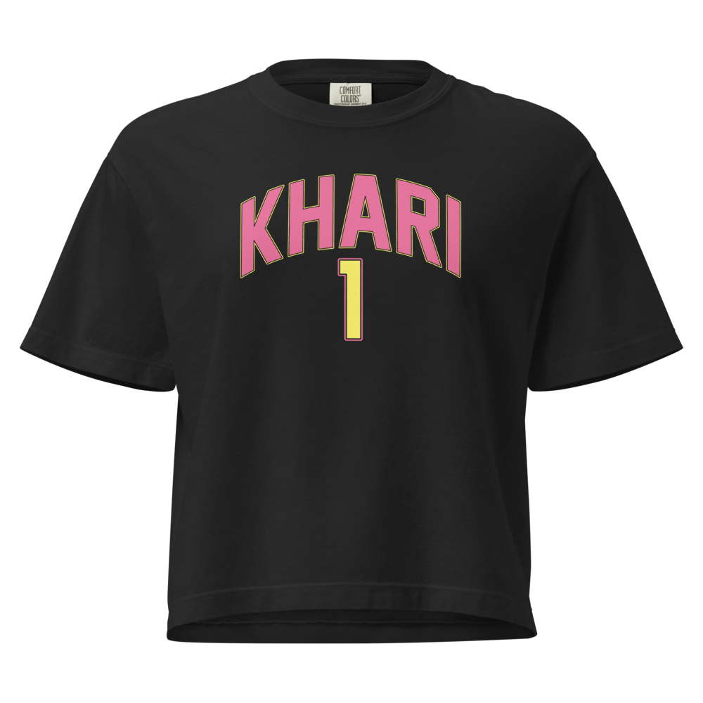 Khari Barrett | Jersey Style Women’s Boxy Tee