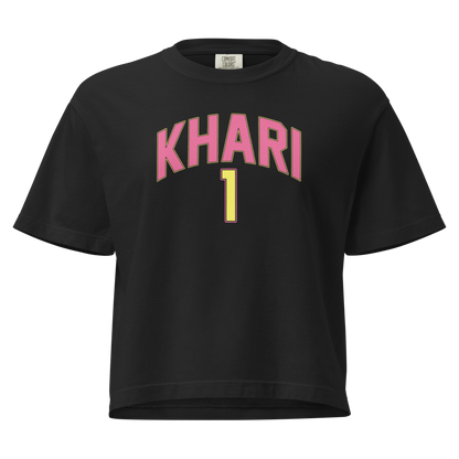 Khari Barrett | Jersey Style Women’s Boxy Tee