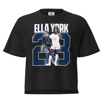 Ella York | Mural Women's Heavy Cotton Boxy Tee