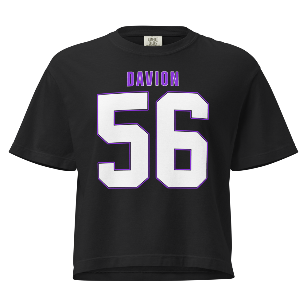 Davion Lane | Jersey Style Women’s Boxy Tee