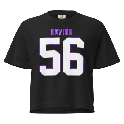 Davion Lane | Jersey Style Women’s Boxy Tee