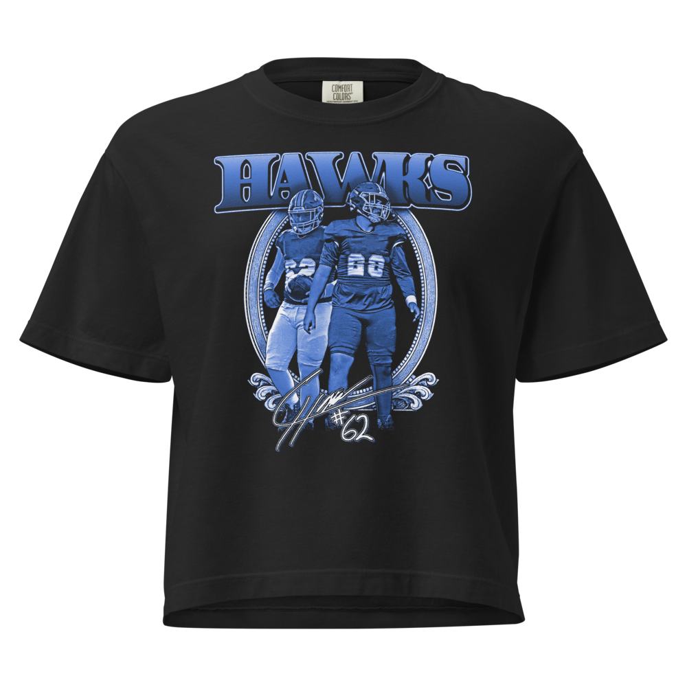 Cristian Hawks | Mural Women's Heavy Cotton Boxy Tee