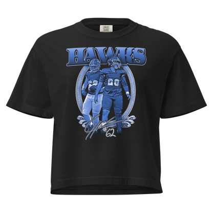 Cristian Hawks | Mural Women's Heavy Cotton Boxy Tee