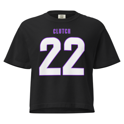 Clutch Booster Sample | Jersey Style Women’s Boxy Tee