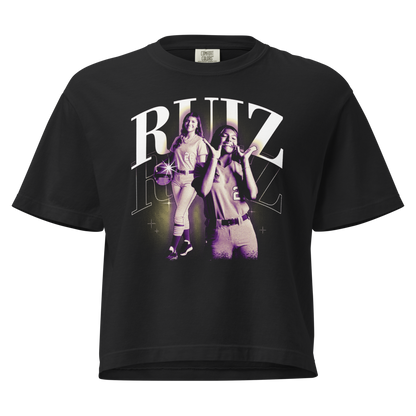 Mia Ruiz | Mural Women's Heavy Cotton Boxy Tee