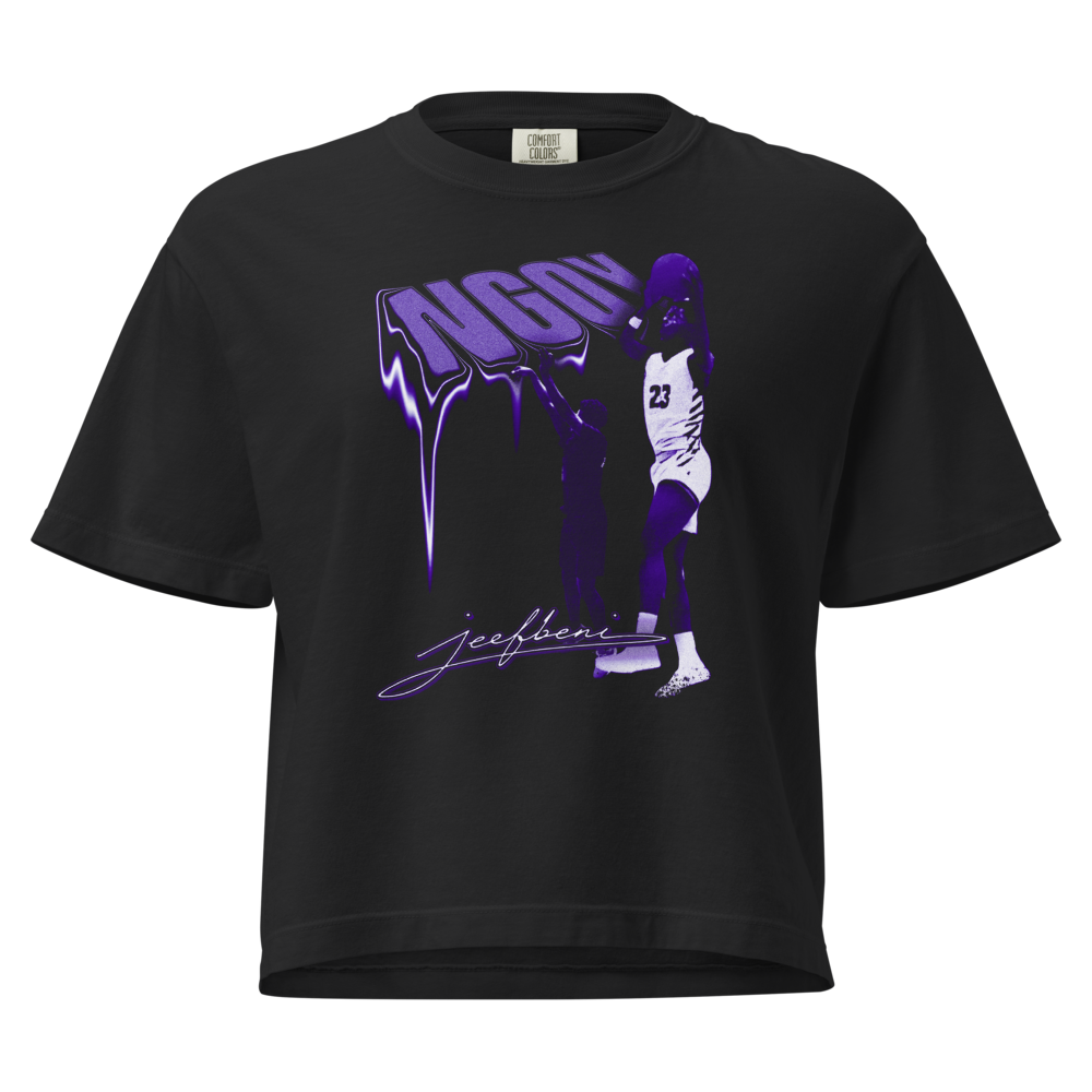 Jeefbeni Ngoy | Mural Women's Heavy Cotton Boxy Tee