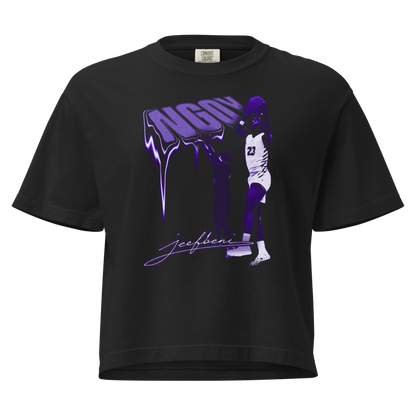 Jeefbeni Ngoy | Mural Women's Heavy Cotton Boxy Tee