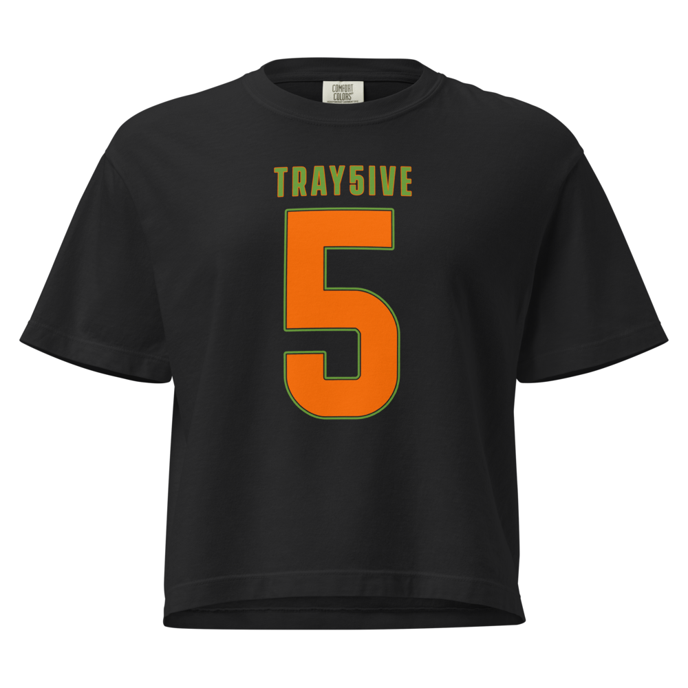 Travian Brown | Jersey Style Women’s Boxy Tee
