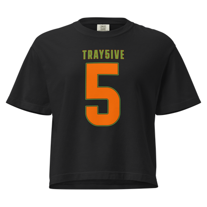 Travian Brown | Jersey Style Women’s Boxy Tee